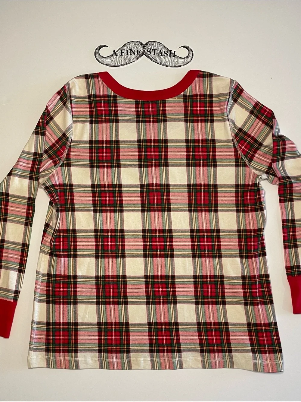 Hanna Andersson Women's Long John Pajama Set in Family Holiday Plaid XXL Cotton
